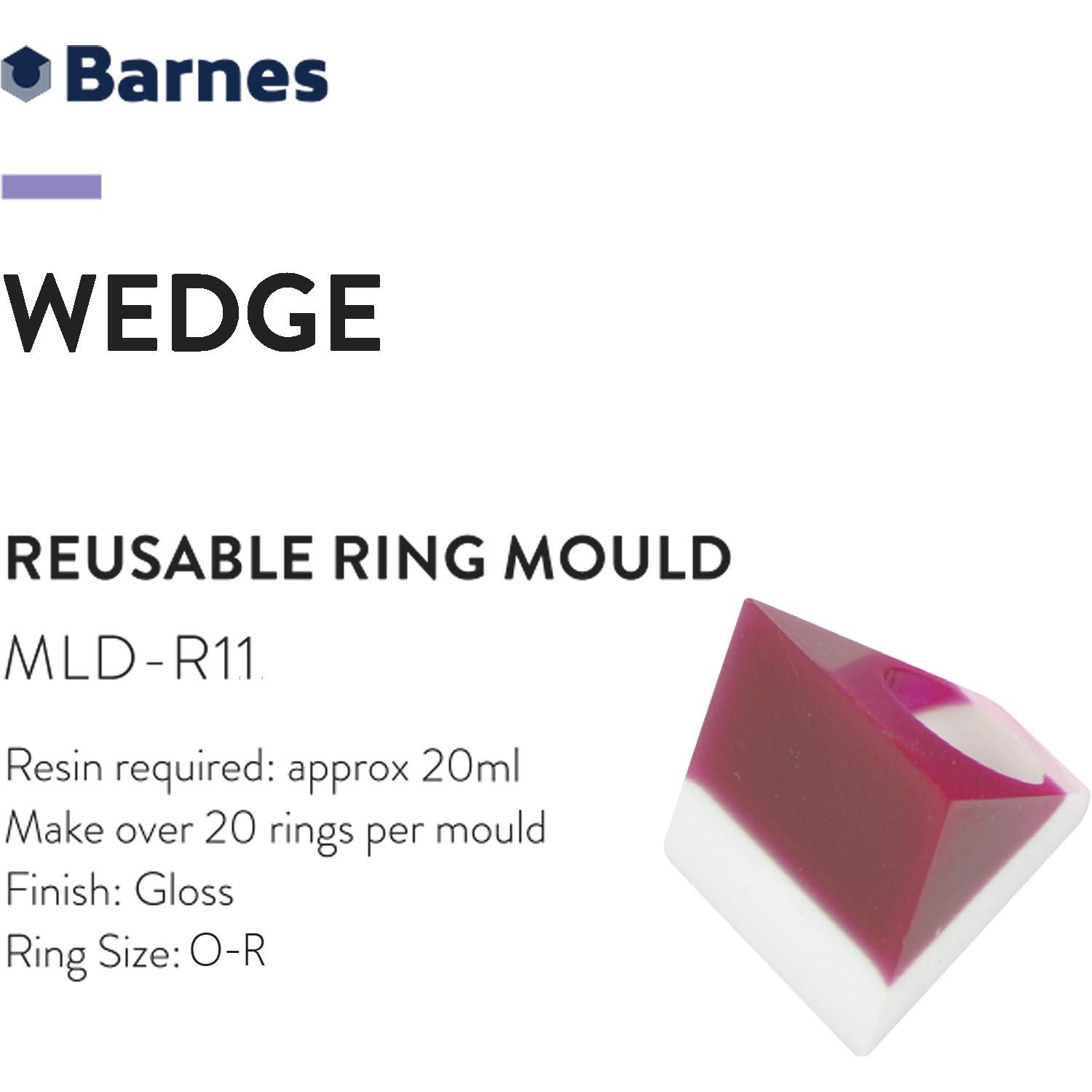 Retro Wedge Ring Mould