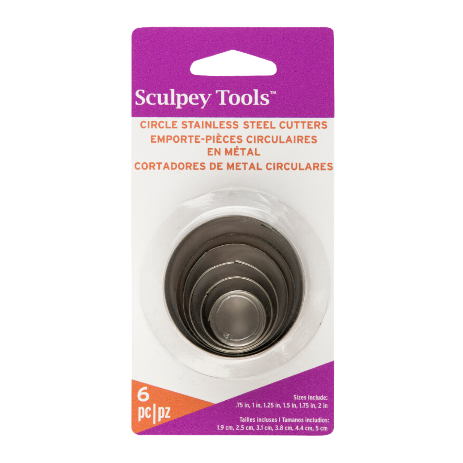 Sculpey Circle Cutter 6pc