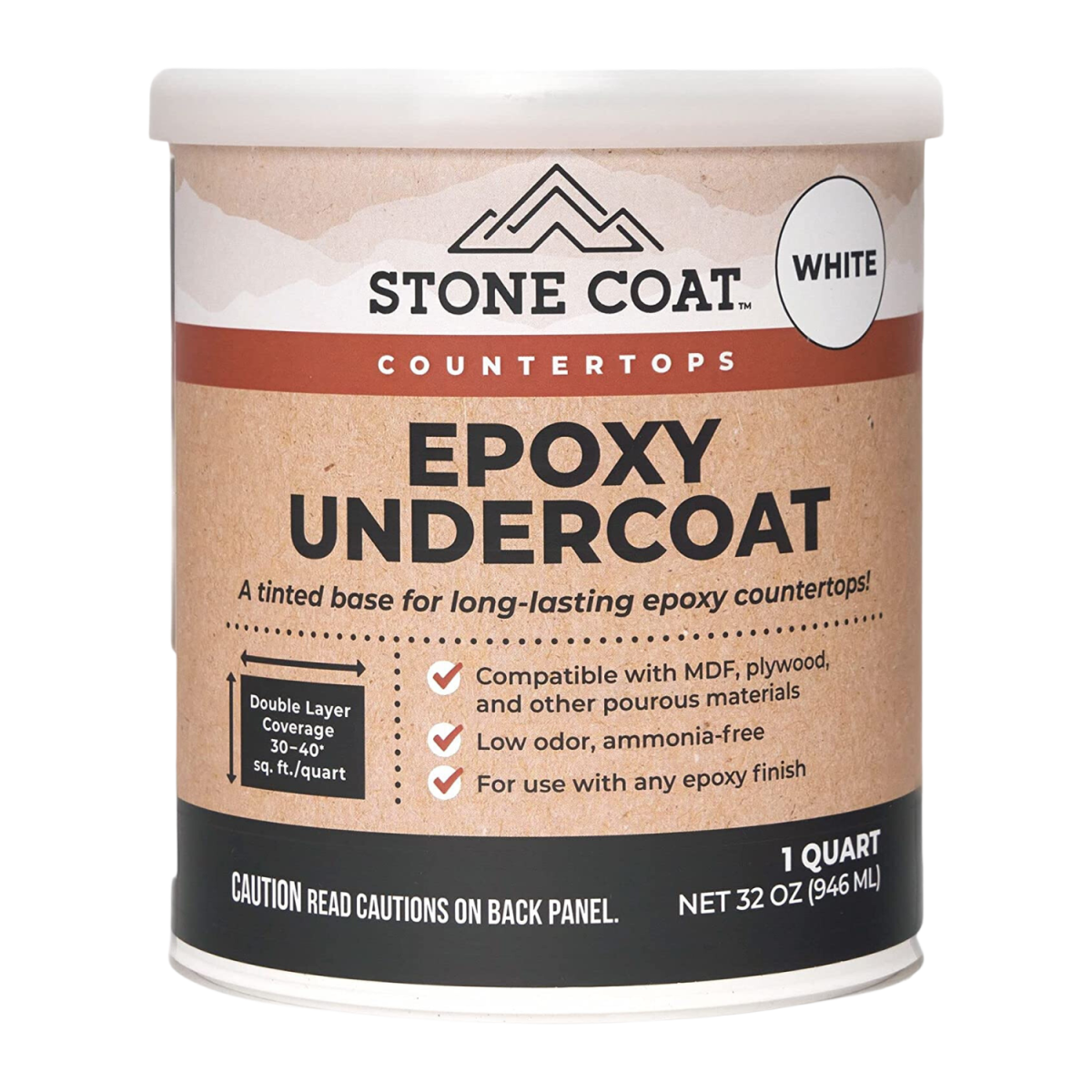Stone Coat Epoxy Undercoat White