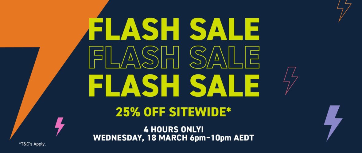 March Flash Sale AUS_1179 x 500 March Flash Sale AUS_1179 x 500